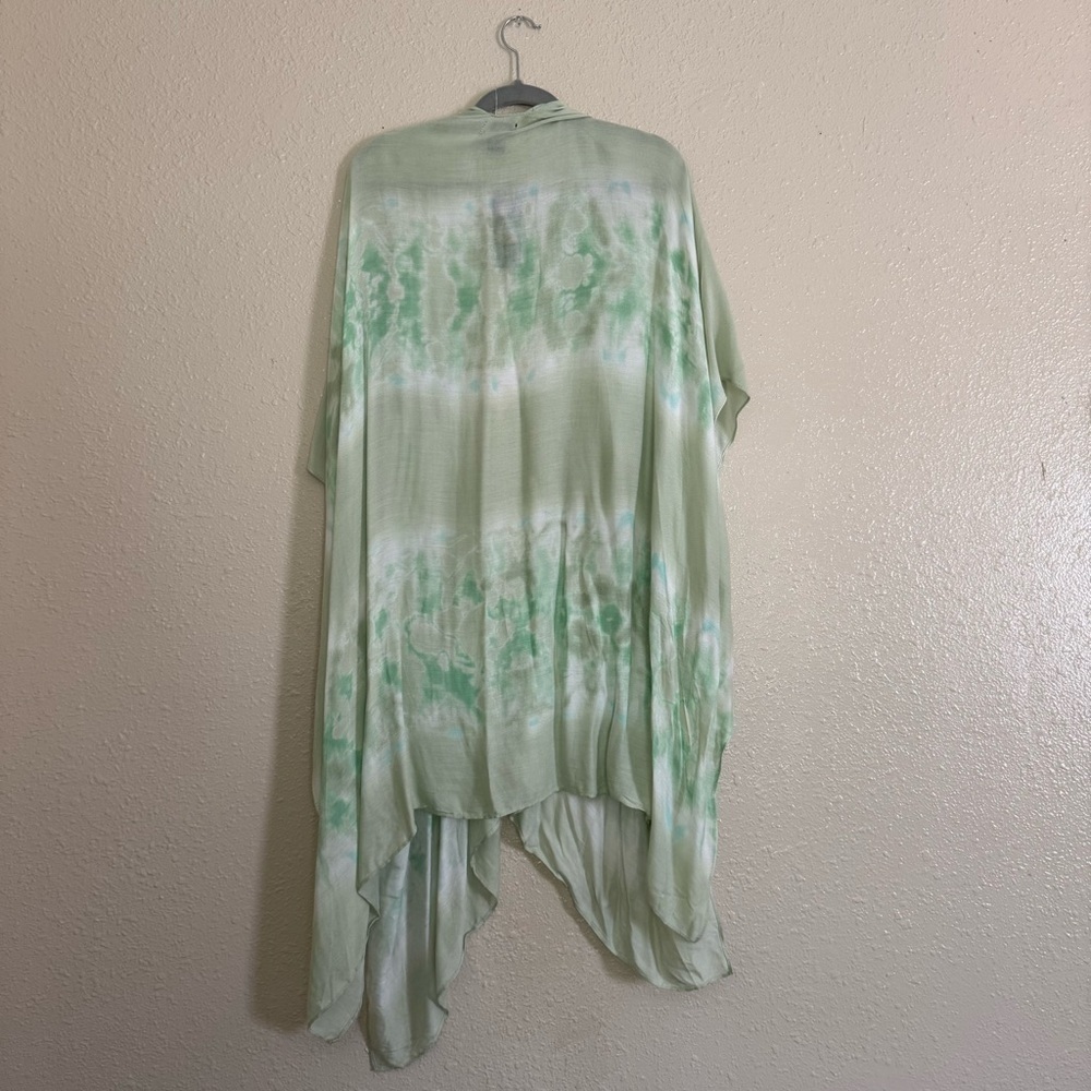 Rachel Roy Key Lime Tie Dye Kimono - Picture 4 of 7